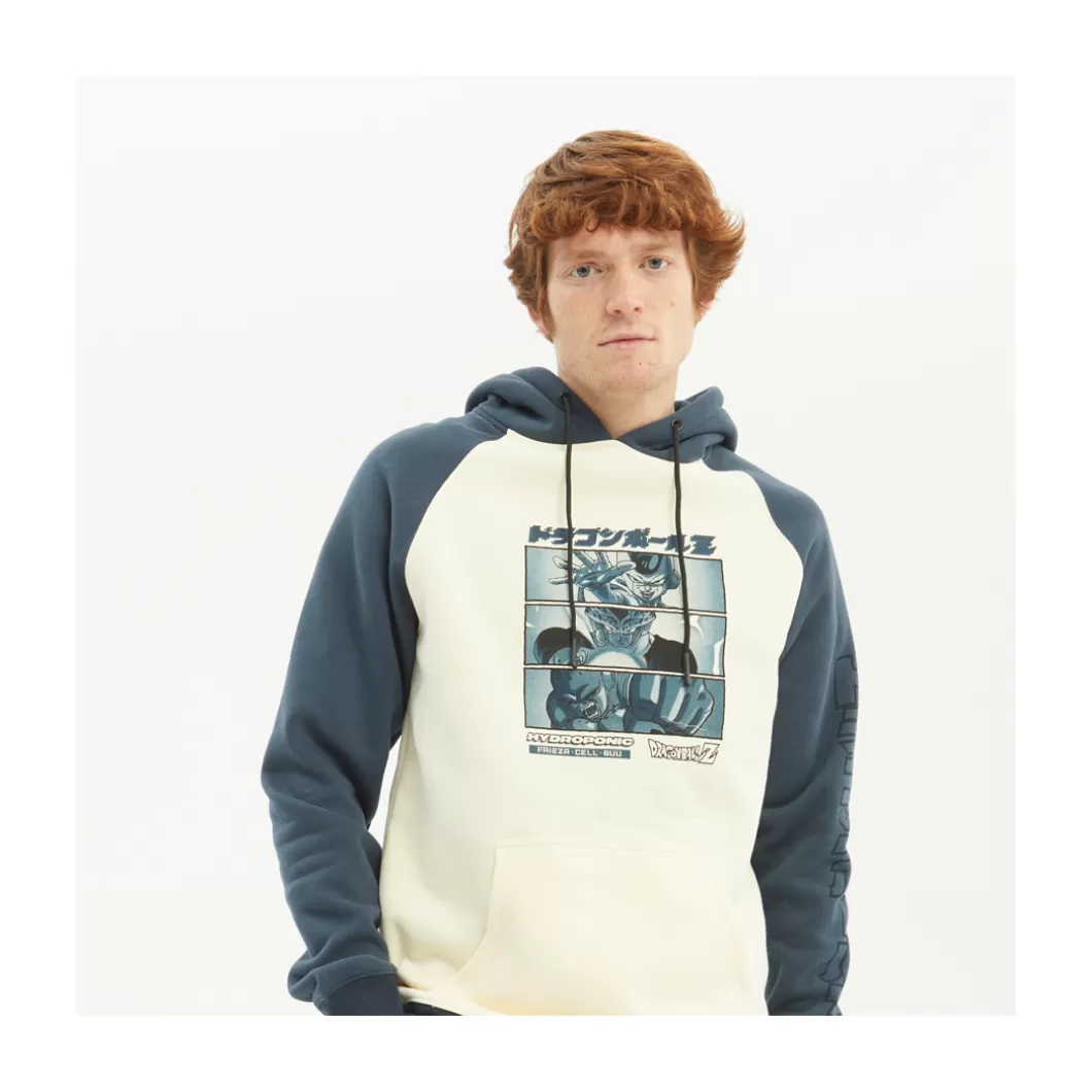 Hydroponic Dragon Ball Z Colabo | Sudaderas Con Capucha>Sudadera Con Capucha DRAGON BALL Z EVIL Dark Blue / Off White