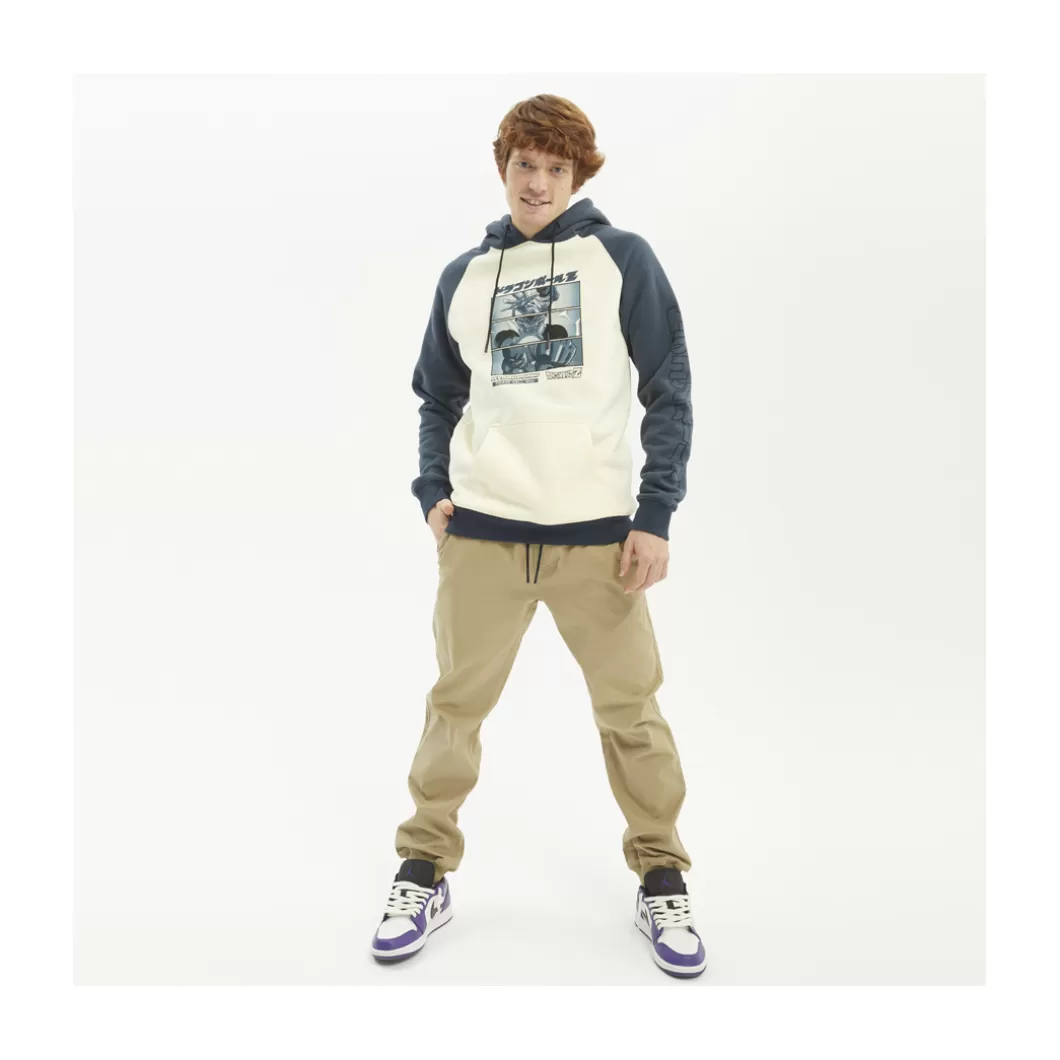 Hydroponic Dragon Ball Z Colabo | Sudaderas Con Capucha>Sudadera Con Capucha DRAGON BALL Z EVIL Dark Blue / Off White