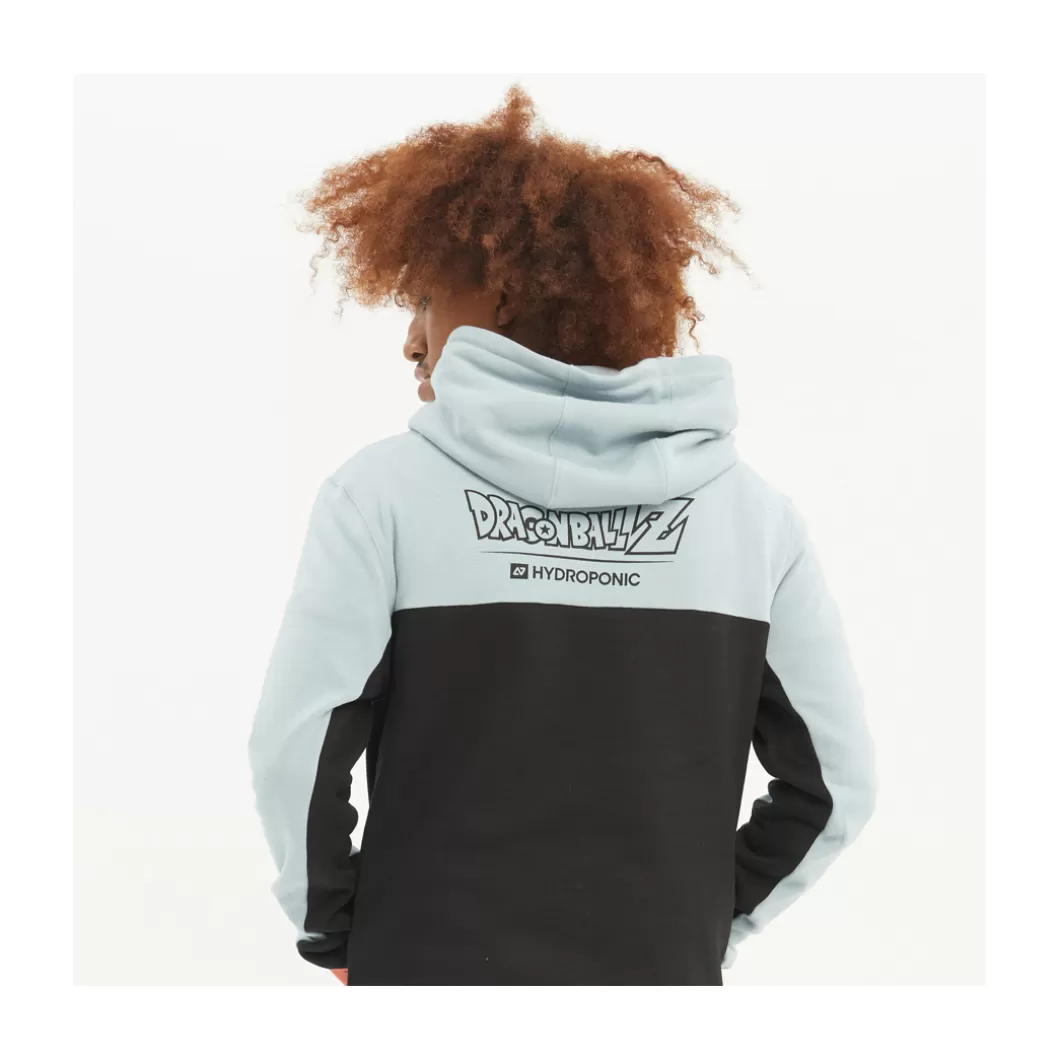 Hydroponic Dragon Ball Z Colabo | Sudaderas Con Capucha>Sudadera Con Capucha DRAGON BALL Z GOKU SAIYAN Misty Blue / Black / Terracota