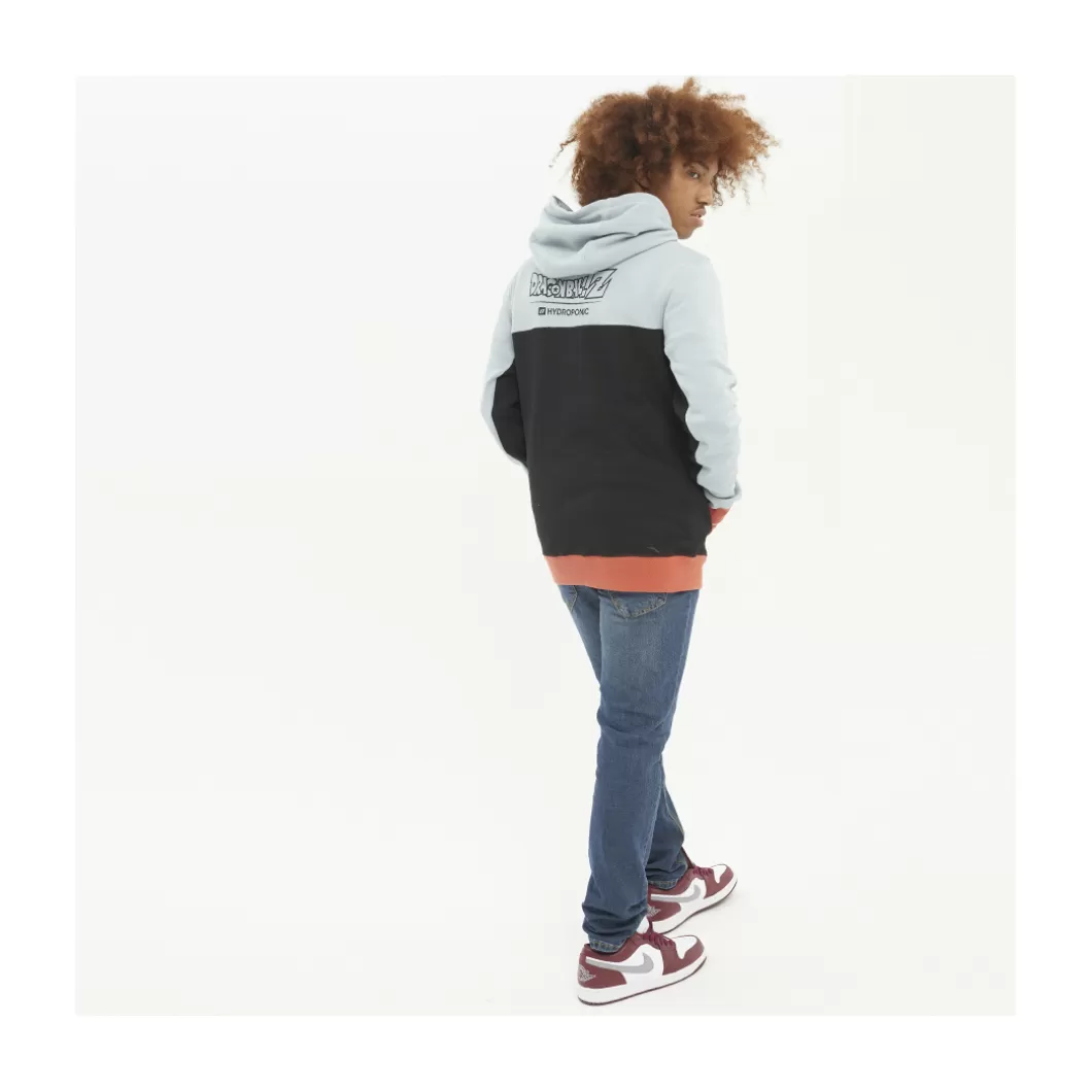 Hydroponic Dragon Ball Z Colabo | Sudaderas Con Capucha>Sudadera Con Capucha DRAGON BALL Z GOKU SAIYAN Misty Blue / Black / Terracota