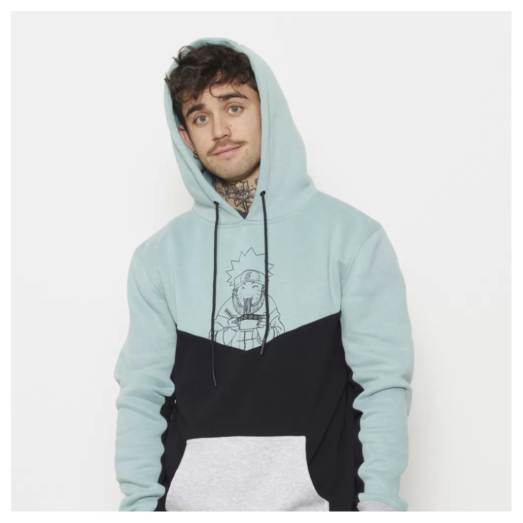 Hydroponic Naruto Colabo | Sudaderas Con Capucha>Sudadera Con Capucha NARUTO RAMEN Acqua / Black / Grey