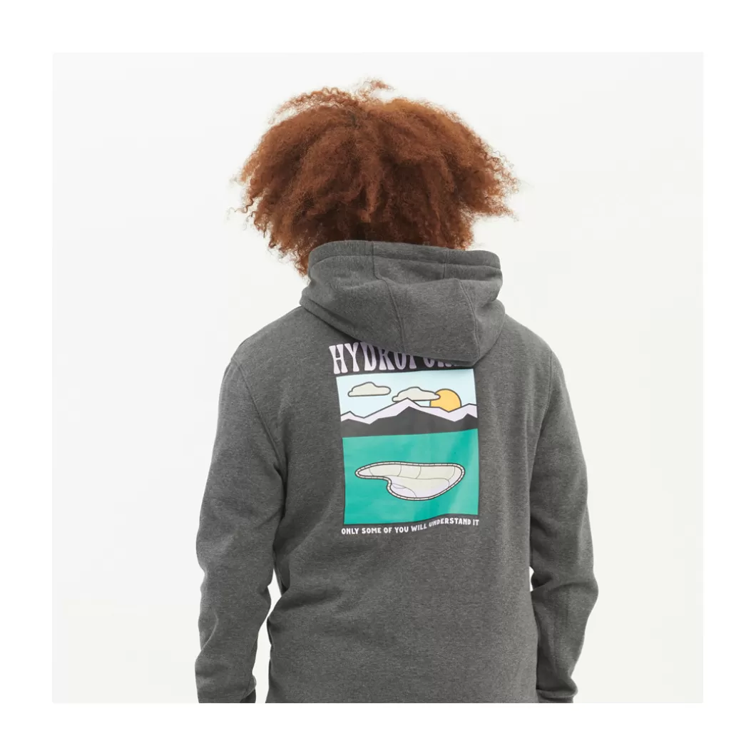 Hydroponic Sudaderas Con Capucha Niño>Sudadera Con Capucha Niño BOWL Dark Heather Grey