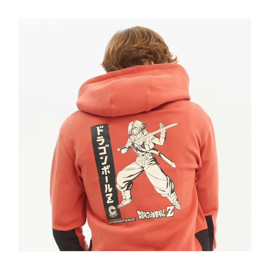 Hydroponic Sudaderas Con Capucha Dh Niño | Sudaderas Con Capucha Niño>Sudadera Con Capucha Niño DRAGON BALL Z DH TRUNKS Terracota