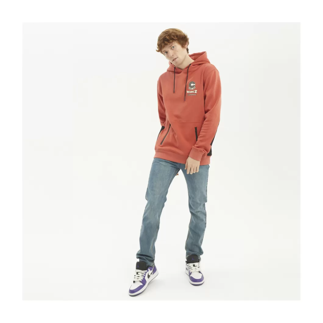 Hydroponic Sudaderas Con Capucha Dh Niño | Sudaderas Con Capucha Niño>Sudadera Con Capucha Niño DRAGON BALL Z DH TRUNKS Terracota