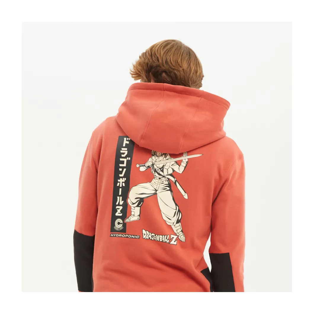 Hydroponic Sudaderas Con Capucha Dh Niño | Sudaderas Con Capucha Niño>Sudadera Con Capucha Niño DRAGON BALL Z DH TRUNKS Terracota