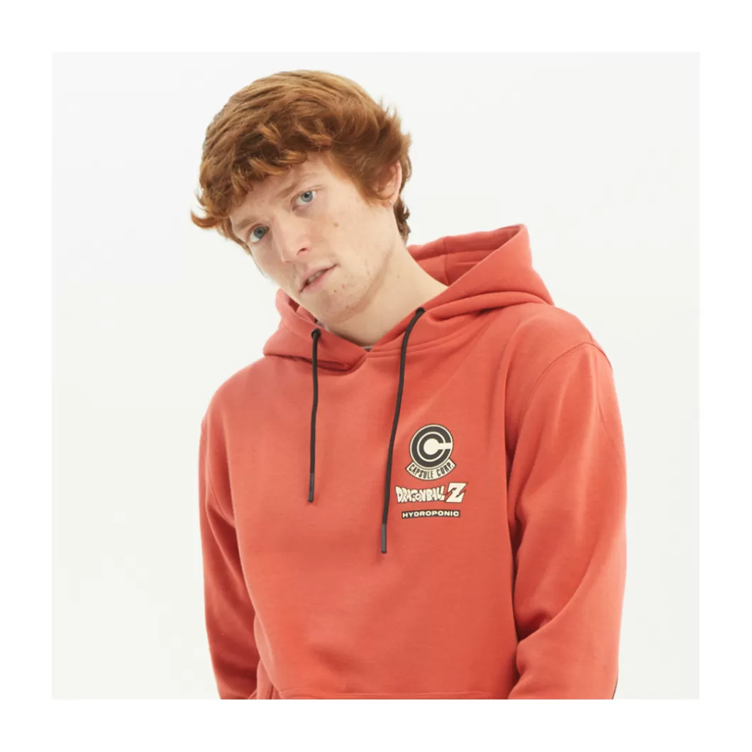 Hydroponic Sudaderas Con Capucha Dh Niño | Sudaderas Con Capucha Niño>Sudadera Con Capucha Niño DRAGON BALL Z DH TRUNKS Terracota