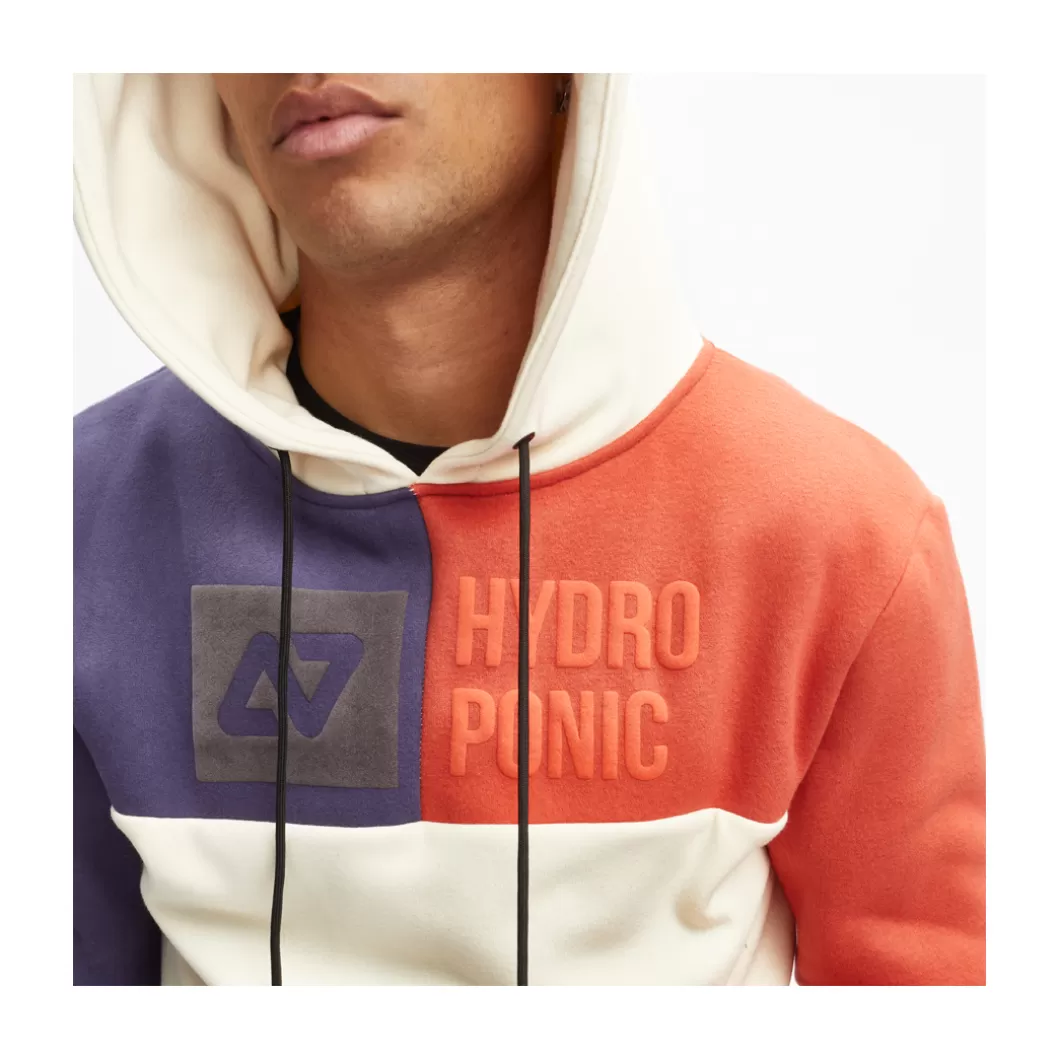 Hydroponic Sudaderas Con Capucha Niño>Sudadera Con Capucha Niño DUAL Off White / Violet / Orange