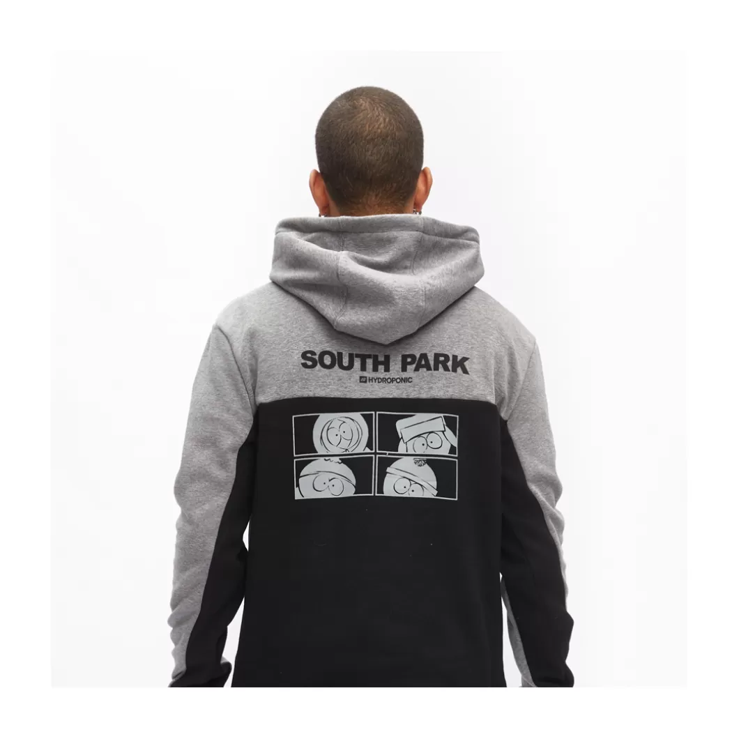 Hydroponic South Park Colabo | Outlet Ropa>Sudadera Con Capucha SOUTH PARK EYES Heather Grey / Black / Jade