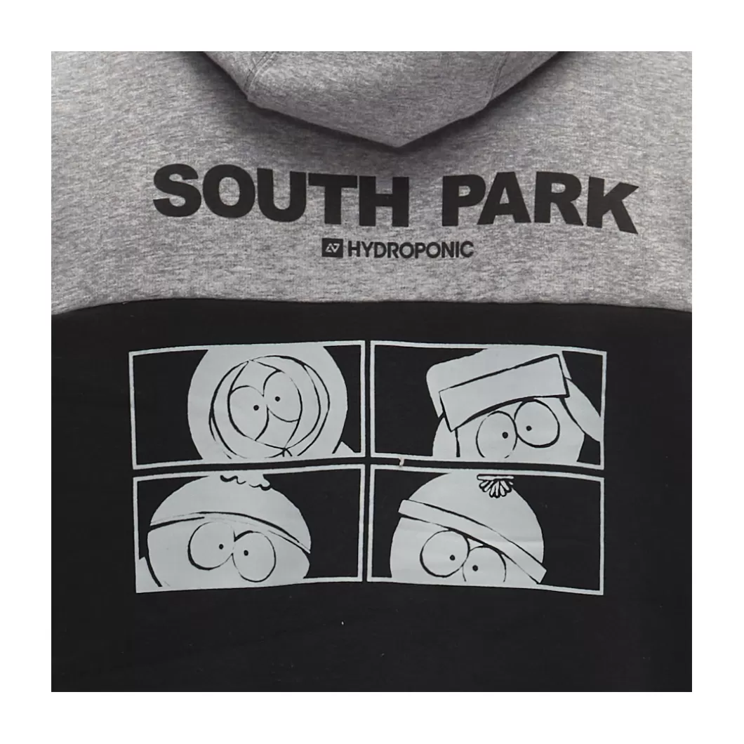 Hydroponic South Park Colabo | Outlet Ropa>Sudadera Con Capucha SOUTH PARK EYES Heather Grey / Black / Jade