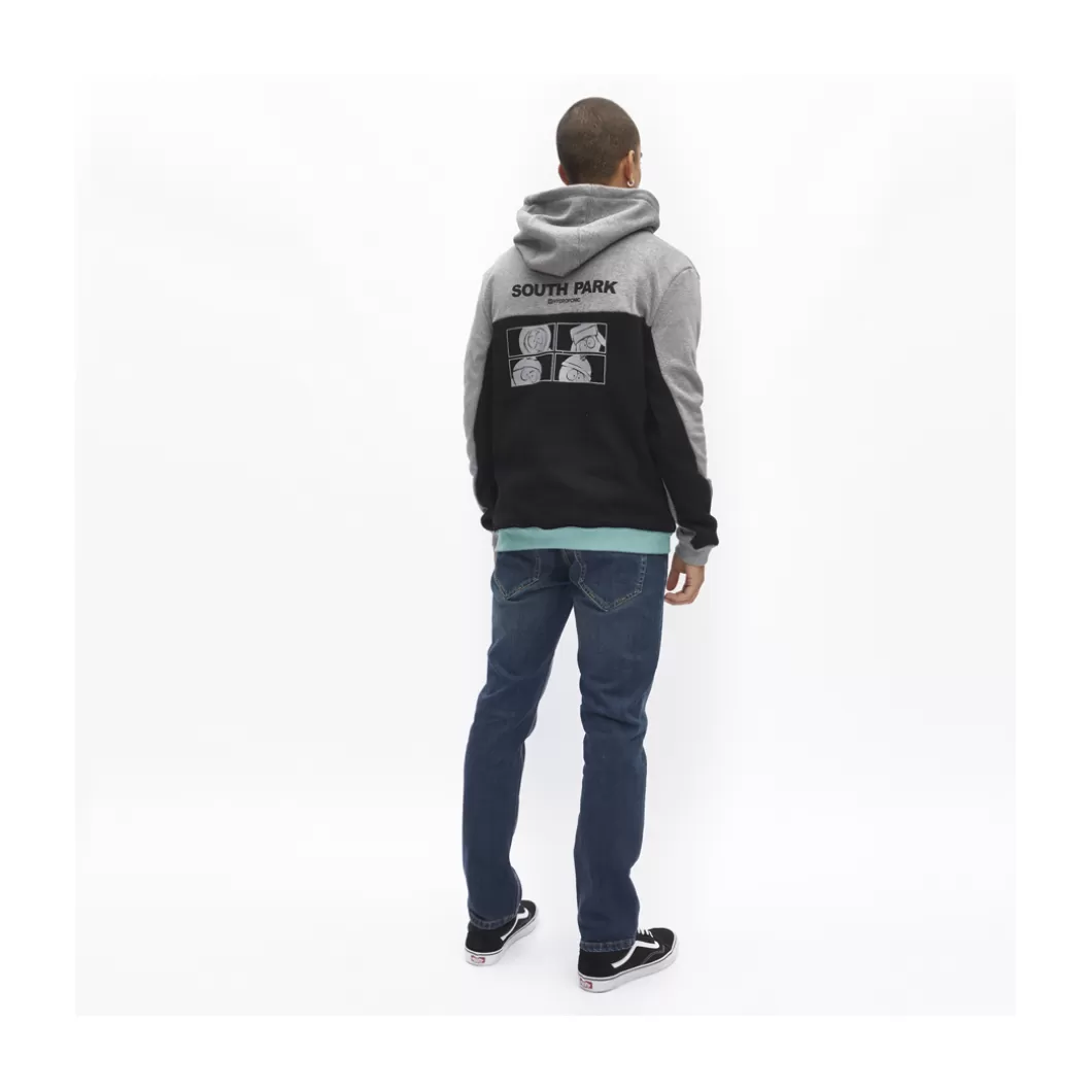 Hydroponic South Park Colabo | Outlet Ropa>Sudadera Con Capucha SOUTH PARK EYES Heather Grey / Black / Jade