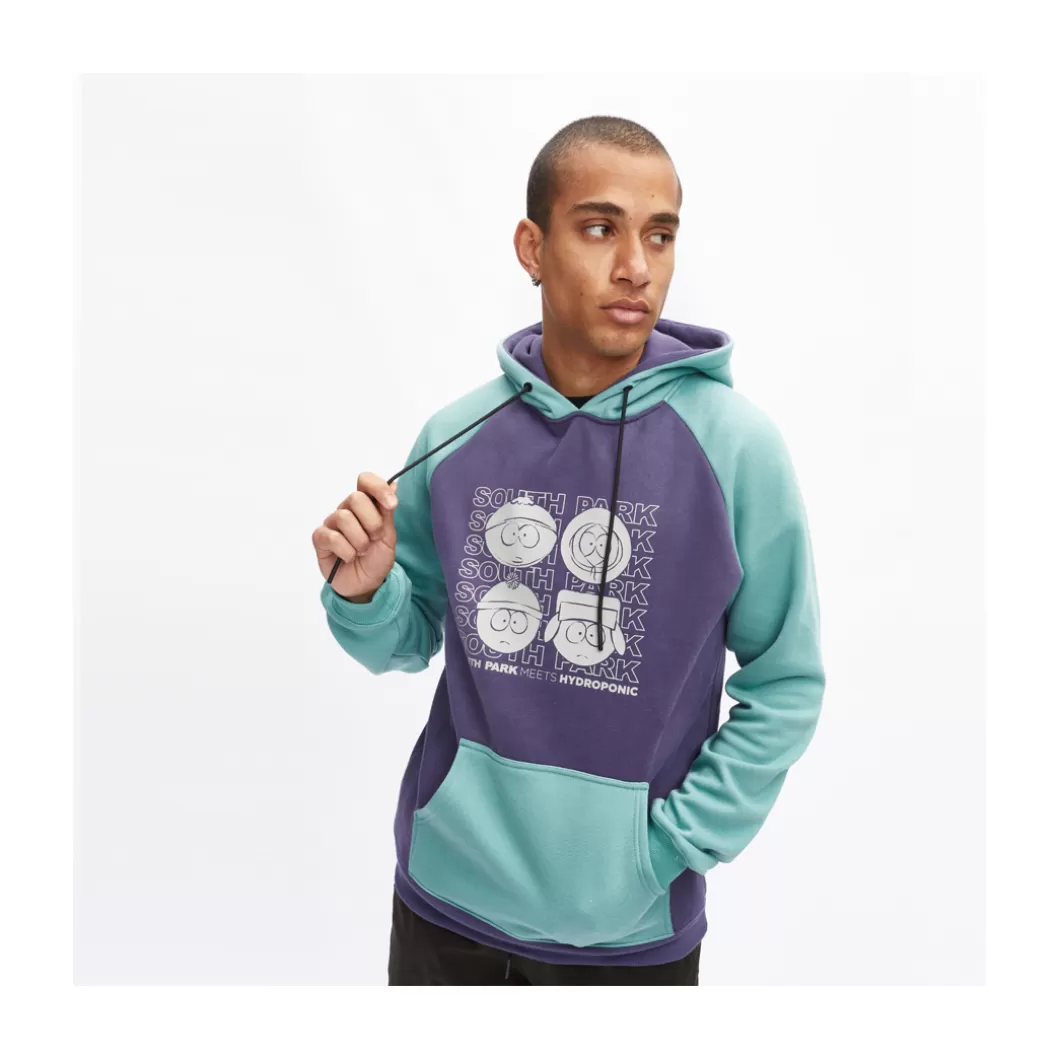 Hydroponic Outlet Ropa | South Park Colabo>Sudadera Con Capucha SOUTH PARK TILE Violet Blue / Jade