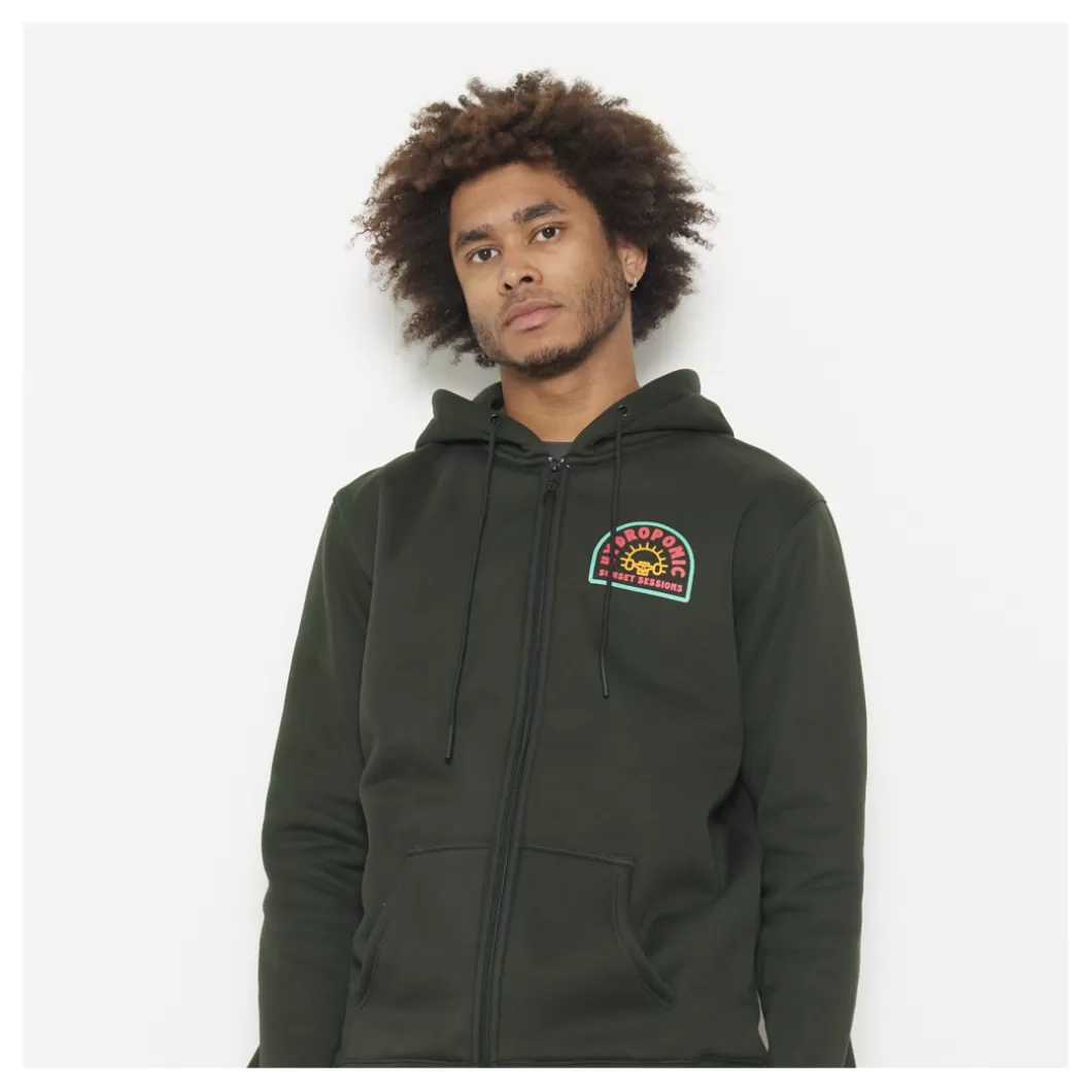 Hydroponic Sudaderas Con Capucha>Sudadera Con Capucha SUNSET Dark Green