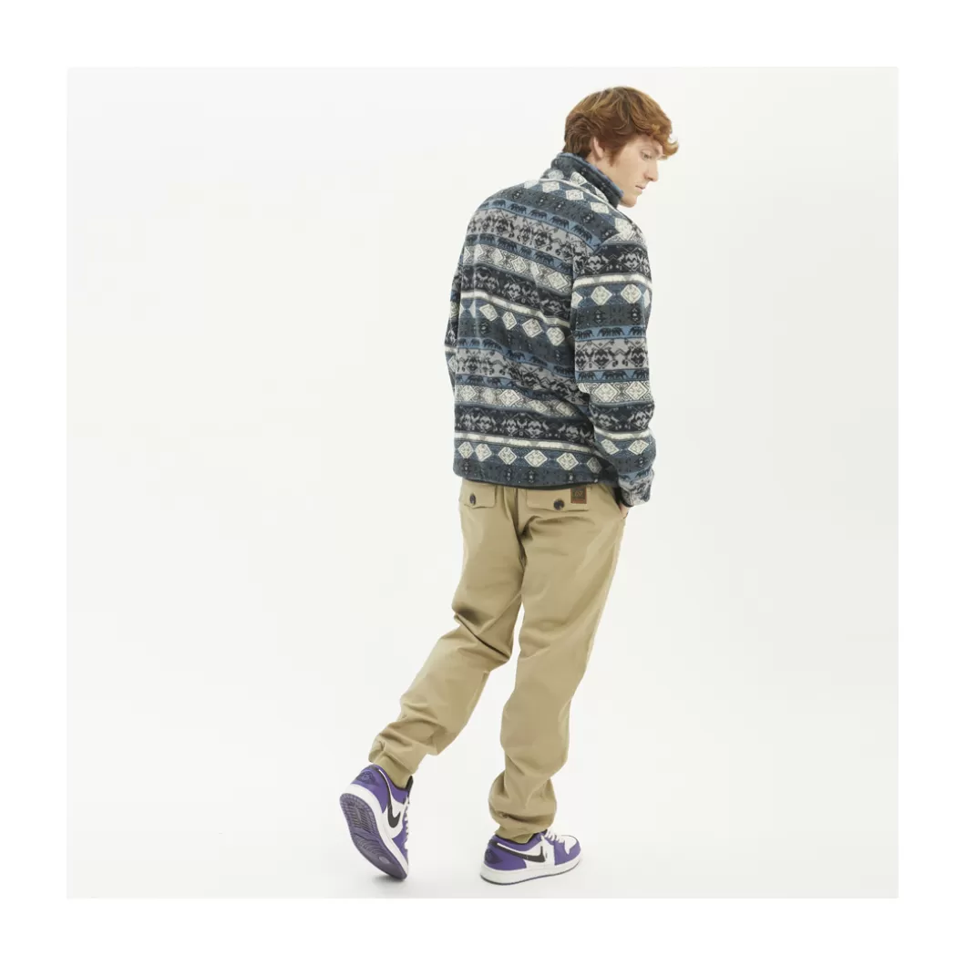 Hydroponic Polar & Softshell | Sudaderas Con Capucha>Sudadera Polar RUMBLE Blue Grey Navajo