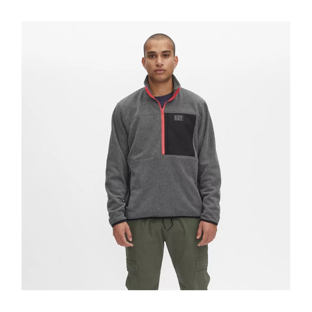 Hydroponic Polar & Softshell | Sudaderas Con Capucha>Sudadera Polar THUNDER Heather Grey