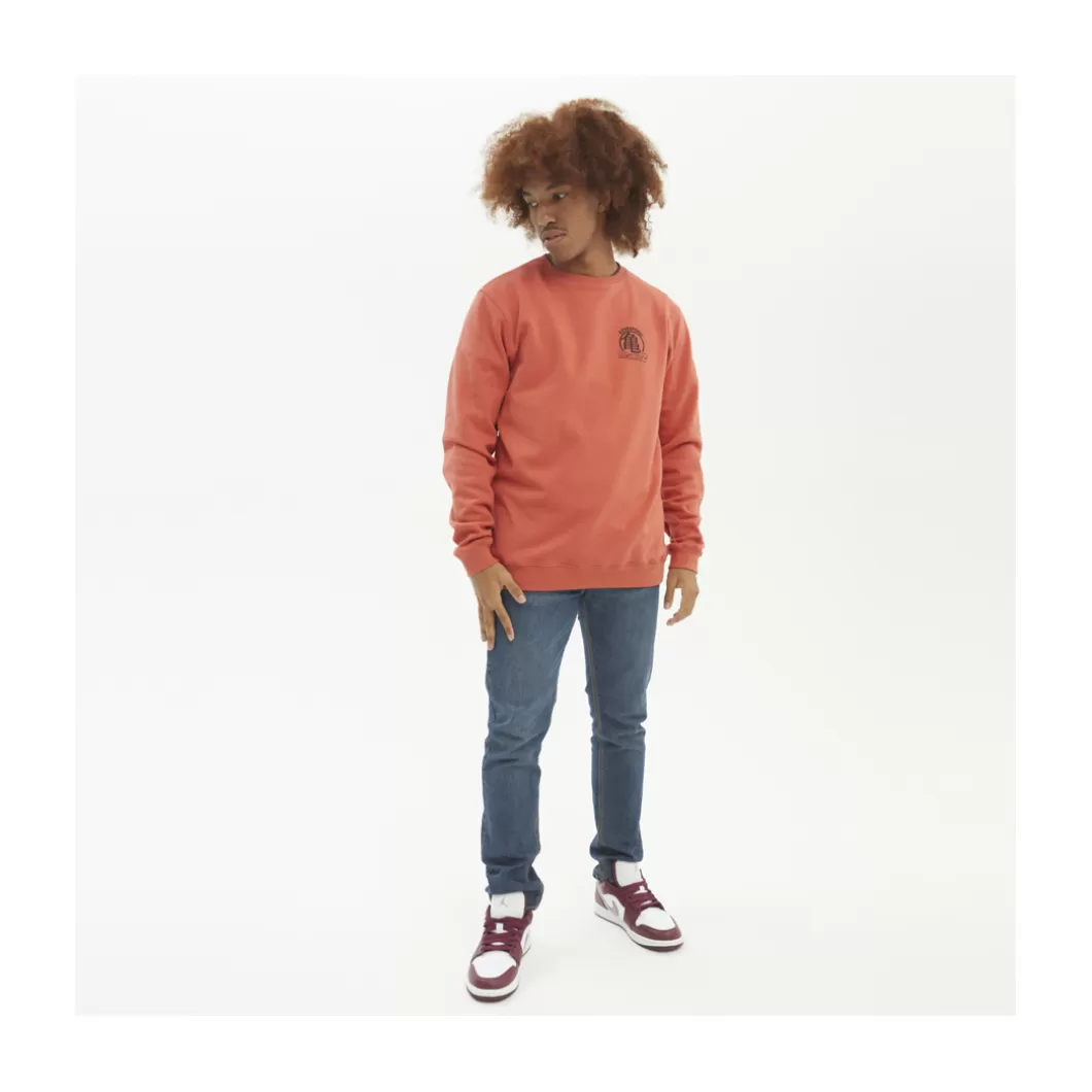 Hydroponic Sudaderas Sin Capucha Niño | Dragon Ball Z Colabo>Sudadera Sin Capucha Niño DRAGON BALL Z COMIC Terracota