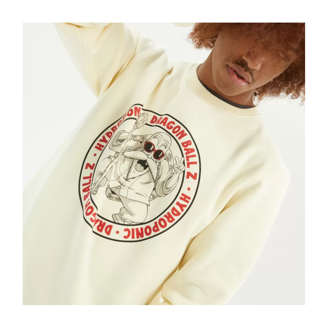 Hydroponic Sudaderas Sin Capucha Niño | Dragon Ball Z Colabo>Sudadera Sin Capucha Niño DRAGON BALL Z KAME SENNIN Off White