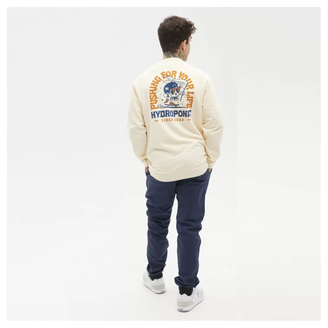 Hydroponic Sudaderas Sin Capucha Niño>Sudadera Sin Capucha Niño PUSHING Off White