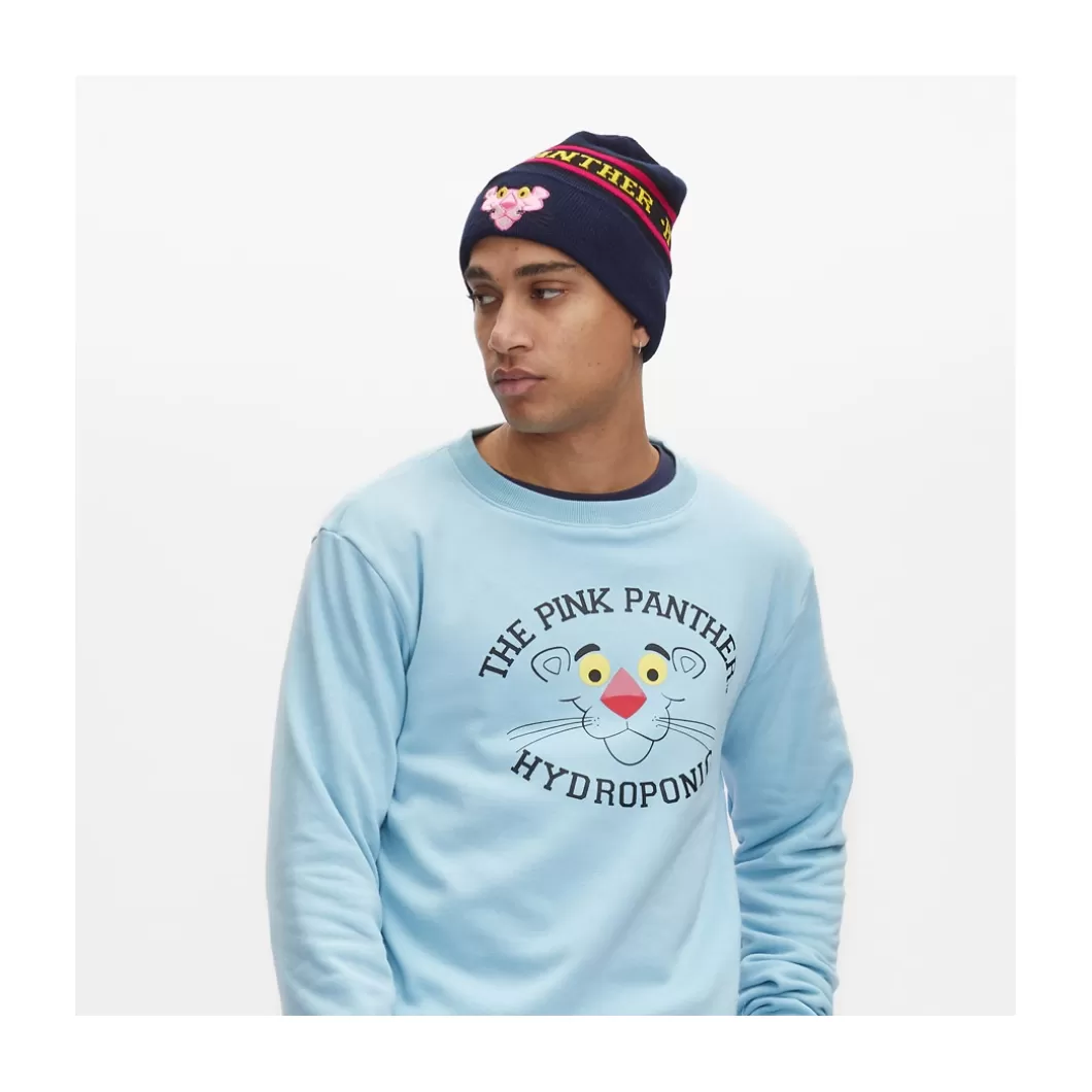 Hydroponic La Pantera Rosa Colabo | Sudaderas Sin Capucha>Sudadera Sin Capucha PINK SIMPLE Sky Blue