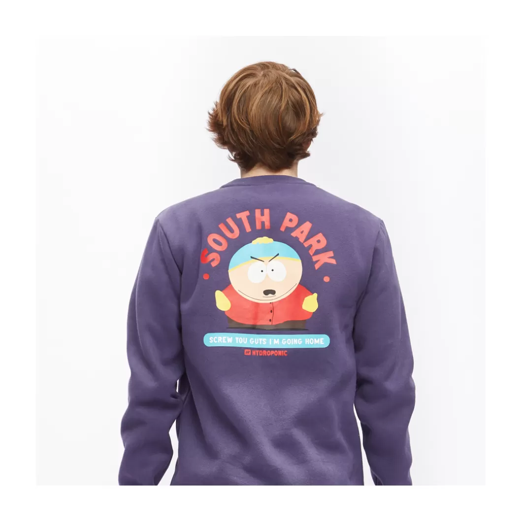 Hydroponic South Park Colabo | Outlet Ropa>Sudadera Sin Capucha SOUTH PARK CARTMAN Violet Blue