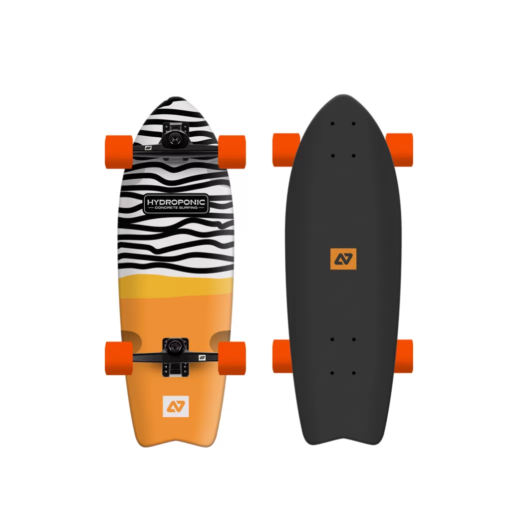 Hydroponic Surfskate Completos>Surfskate FISH 28'' Concrete Orange