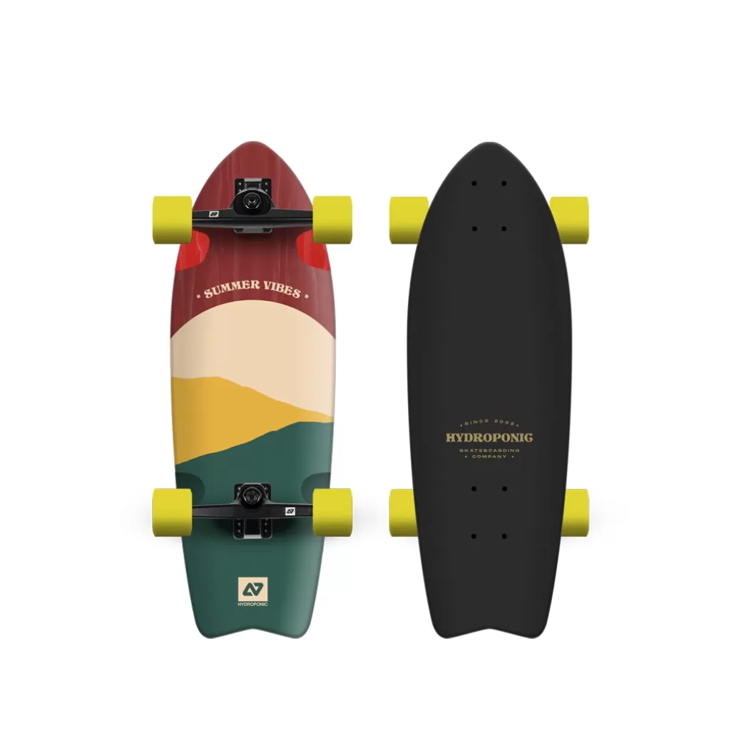 Hydroponic Surfskate Completos>Surfskate FISH 28'' Sun Red