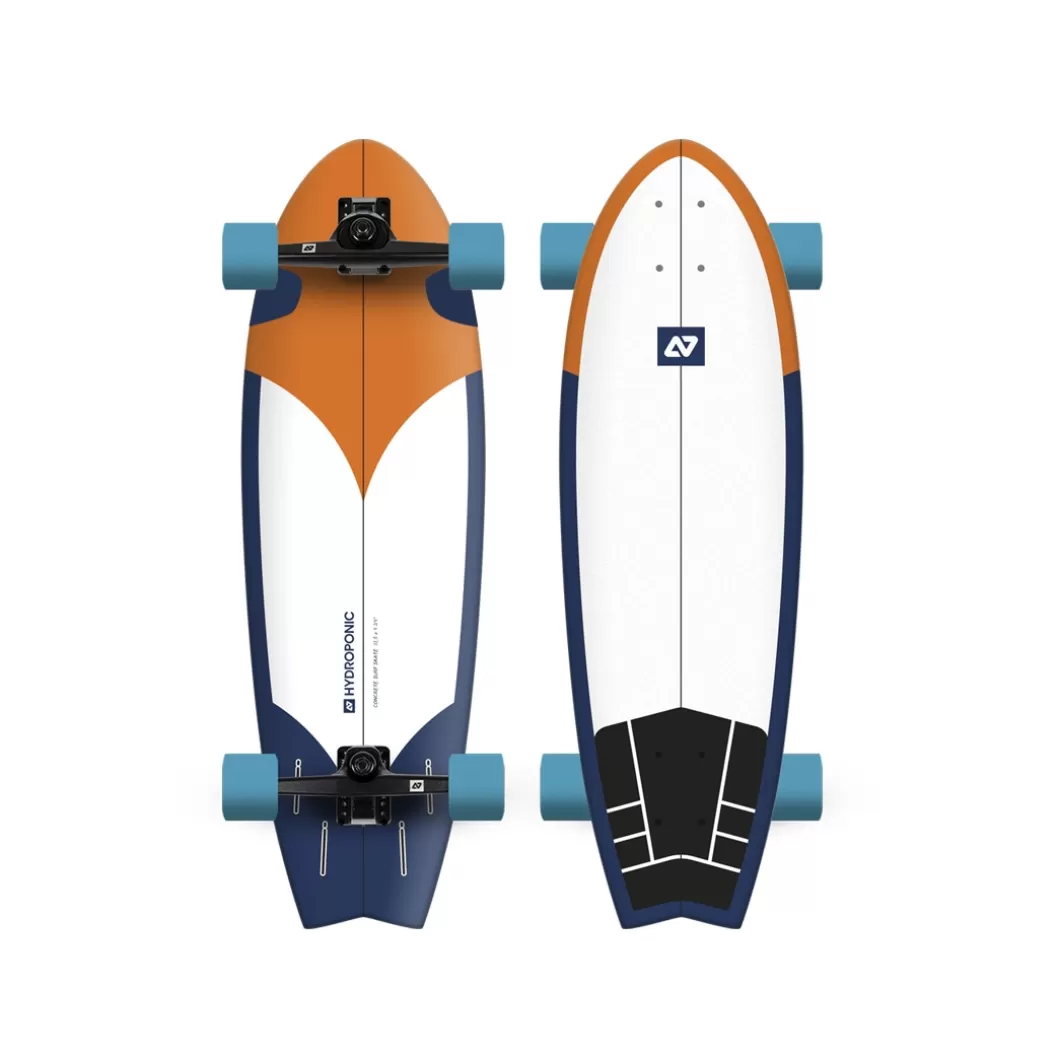 Hydroponic Surfskate Completos>Surfskate FISH 31,5'' Radikal Orange/Navy