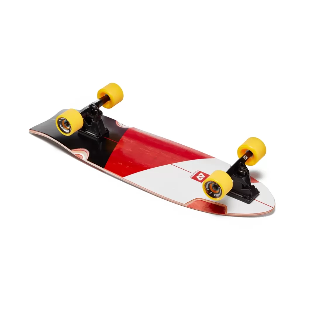 Hydroponic Surfskate Completos>Surfskate FISH 31,5'' Vortex Black / Red