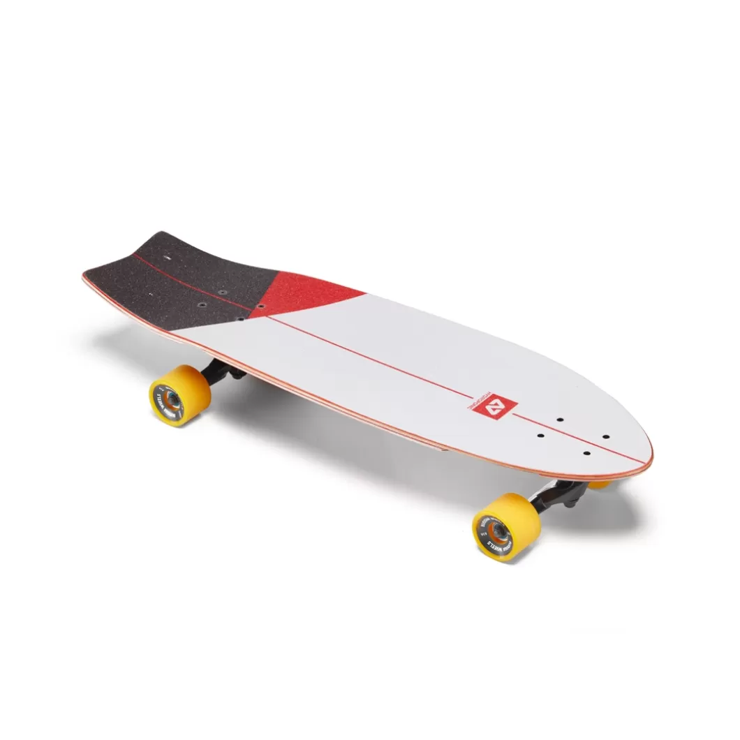 Hydroponic Surfskate Completos>Surfskate FISH 31,5'' Vortex Black / Red
