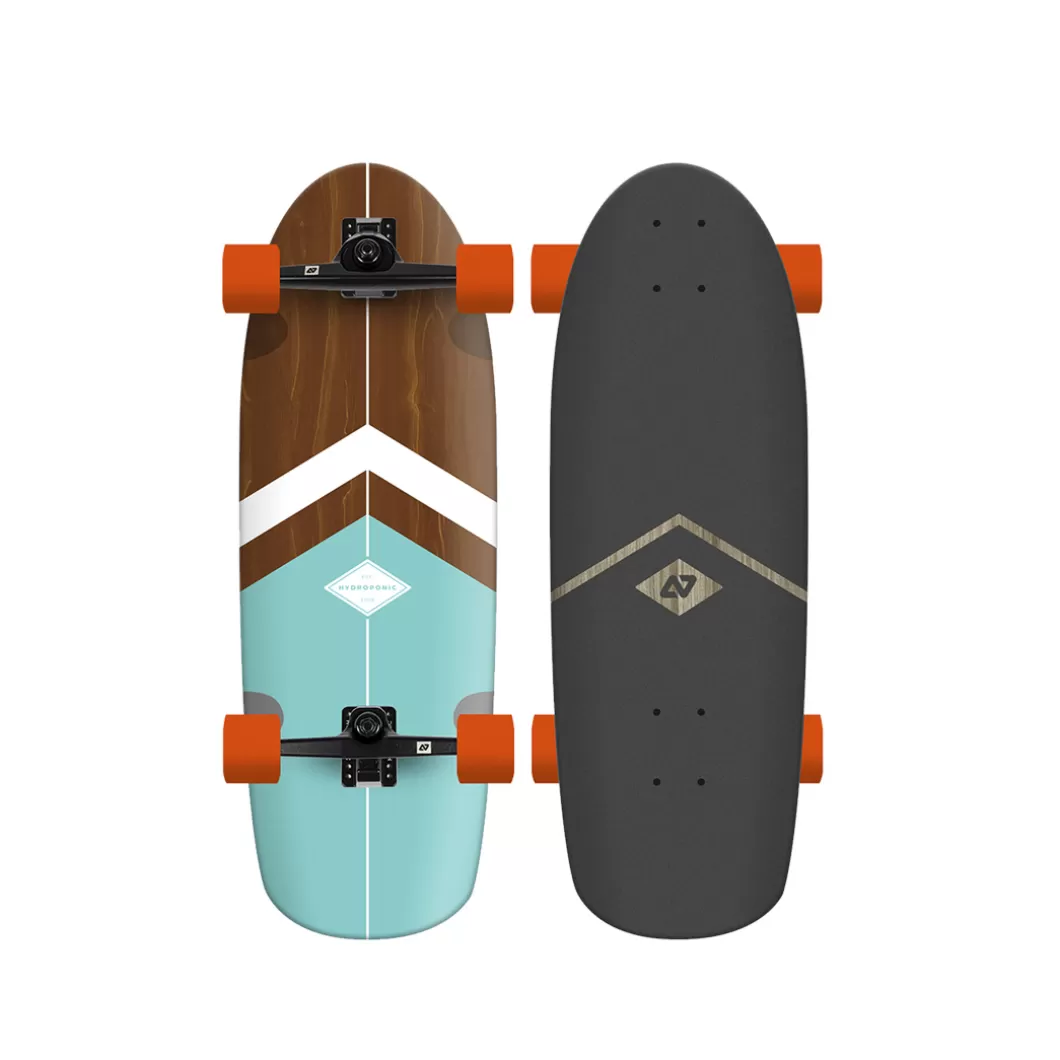 Hydroponic Surfskate Completos>Surfskate ROUNDED Classic 3.0 Turquoise