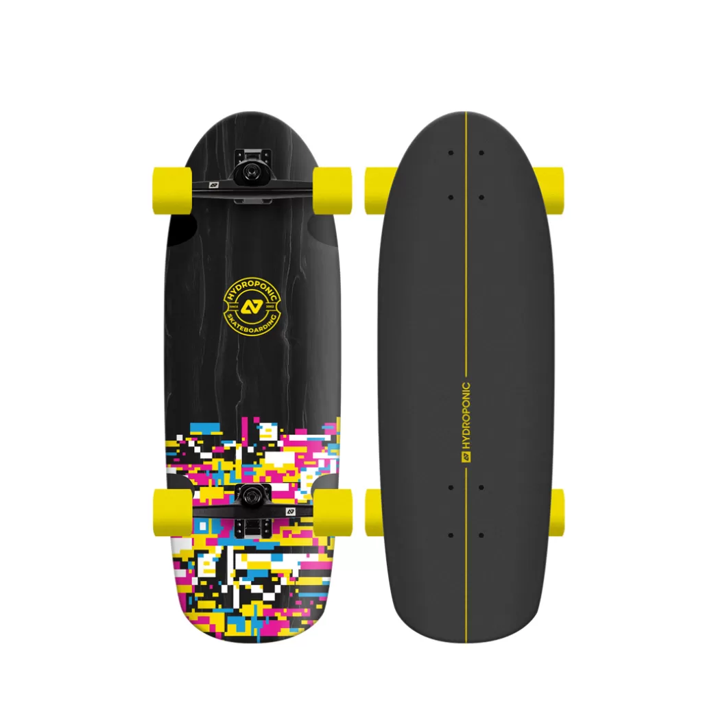 Hydroponic Surfskate Completos>Surfskate ROUNDED Glitch