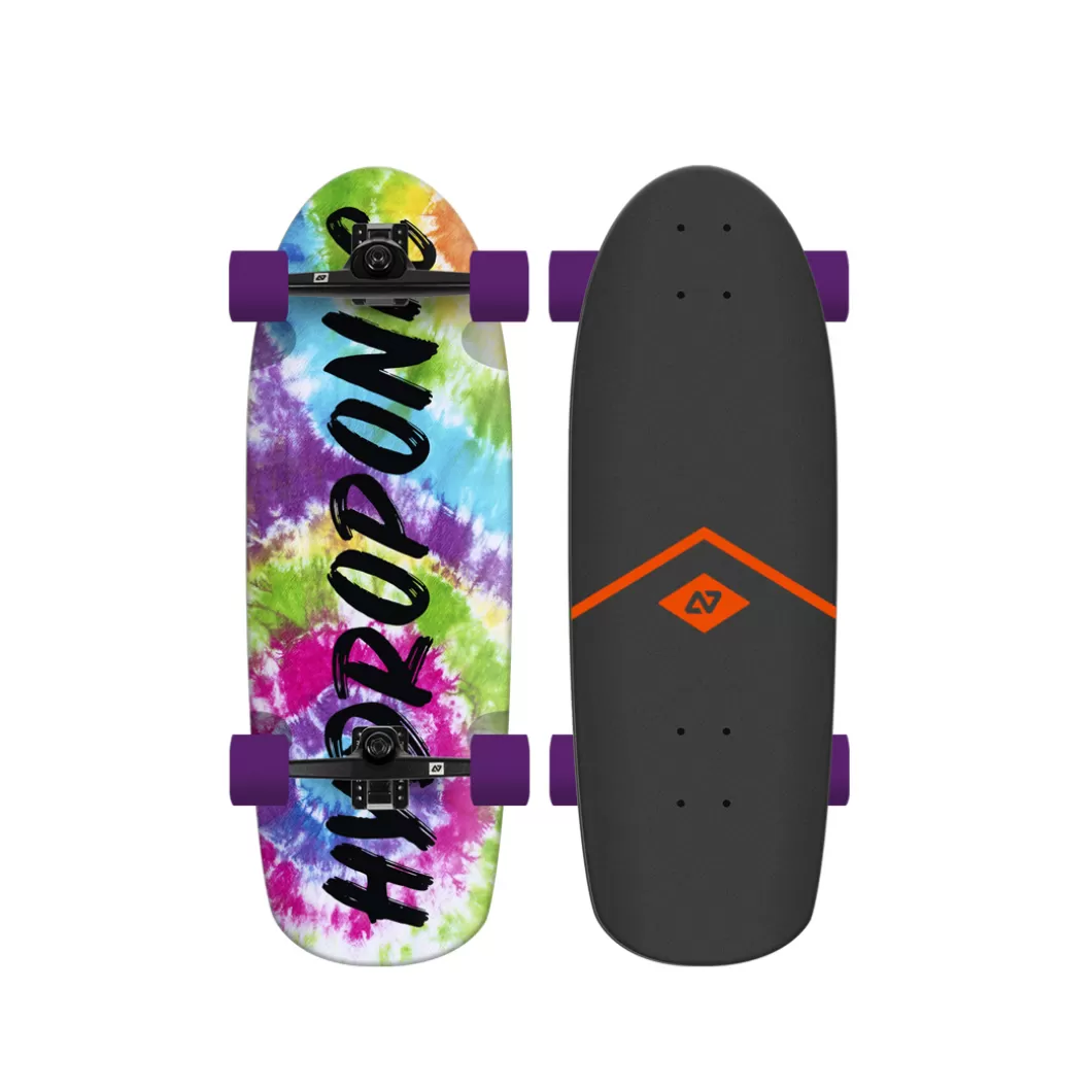 Hydroponic Surfskate Completos>Surfskate ROUNDED Tie Dye