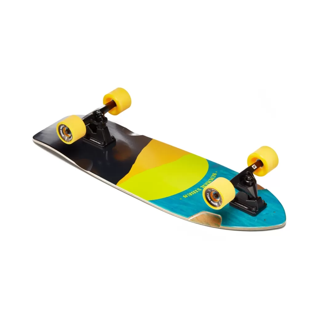 Hydroponic Surfskate Completos>Surfskate SQUARE 31,5'' Sun Green