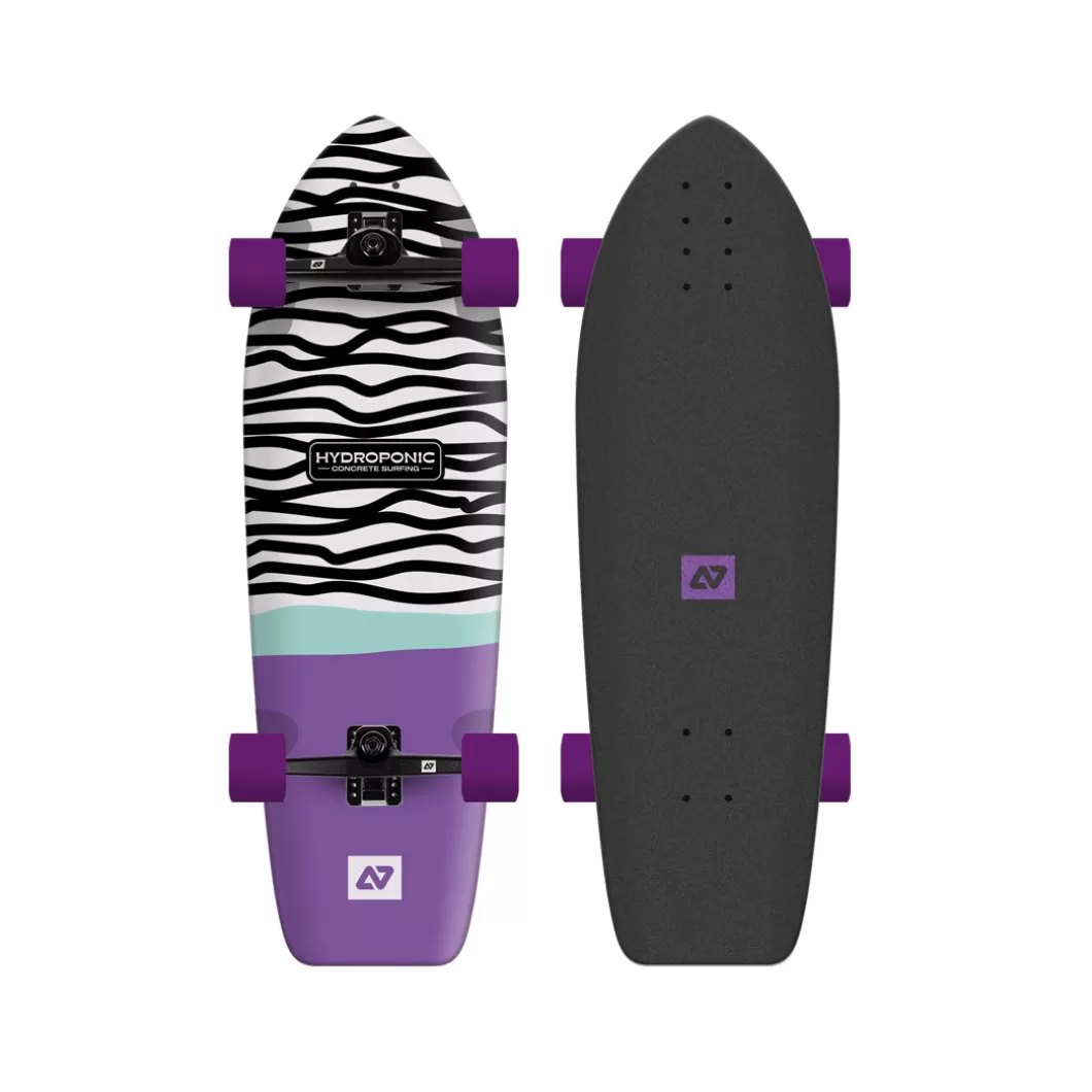 Hydroponic Surfskate Completos>Surfskate SQUARE 33'' Concrete Purple