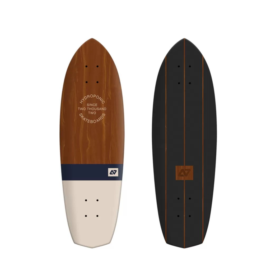 Hydroponic Tablas Surfskate | Skate Cruiser Tablas>Tabla Surfskate / Cruiser DIAMOND Vintage Brown