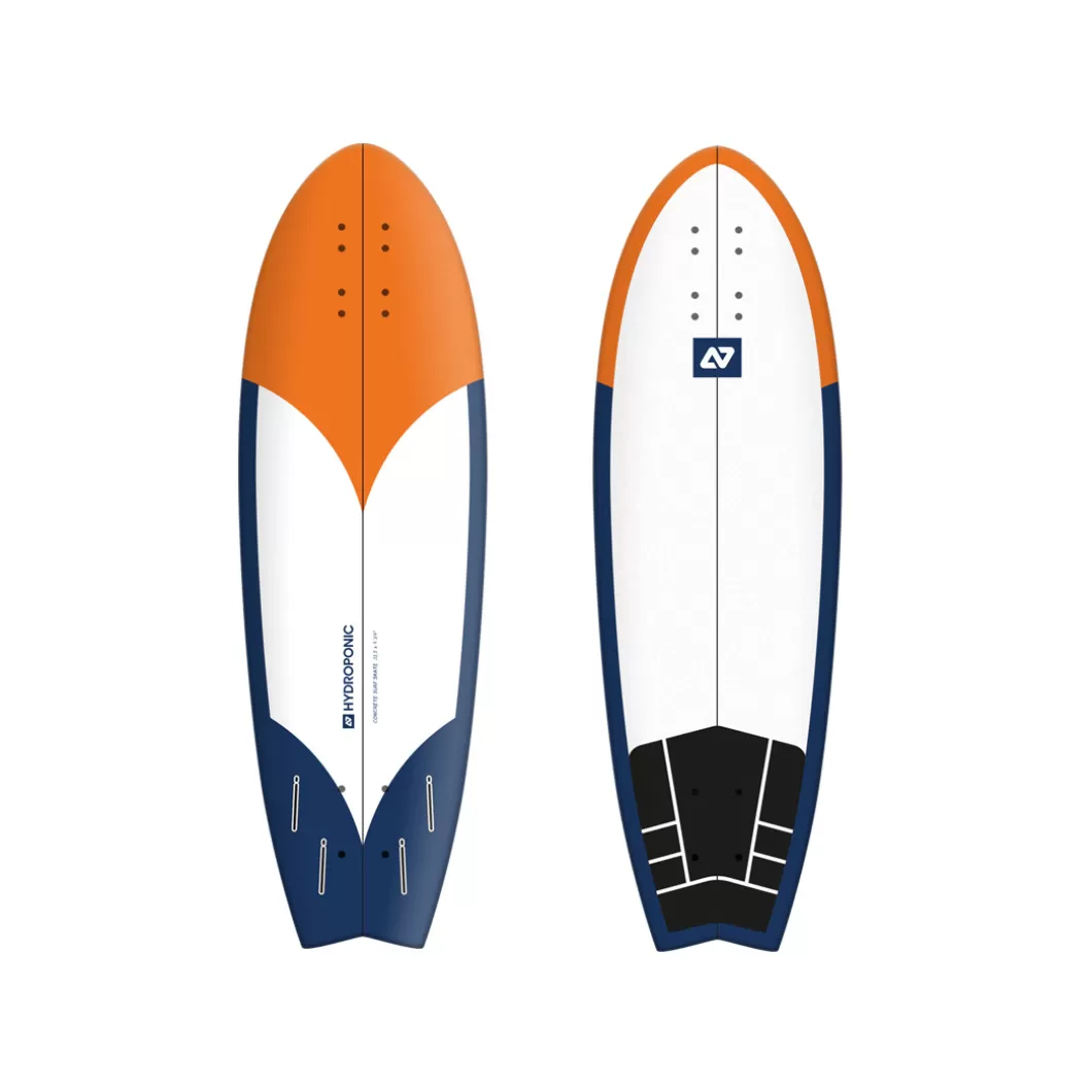 Hydroponic Tablas Surfskate | Skate Cruiser Tablas>Tabla Surfskate / Cruiser FISH 31,5'' Radikal Orange/Navy