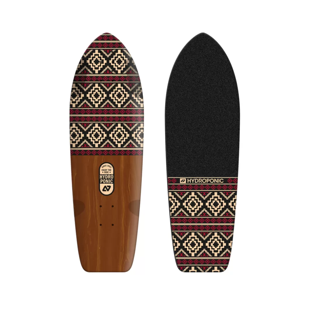 Hydroponic Tablas Surfskate | Skate Cruiser Tablas>Tabla Surfskate / Cruiser SQUARE 33'' Etnic